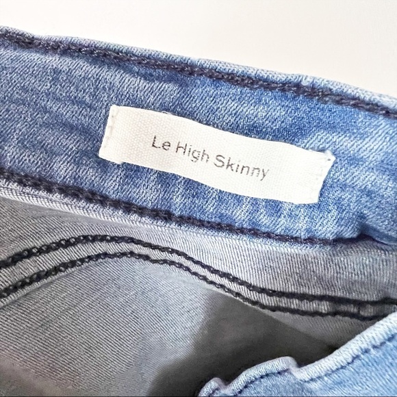 FRAME Denim Le High Skinny Blue Lagoon Jeans - Picture 5 of 9